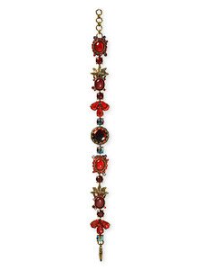 SORRELLI CRANBERRY SWAROVSKI CRYSTAL BRACELET