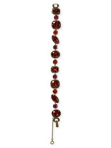 SORRELLI CRANBERRY SWAROVSKI CRYSTAL BRACELET