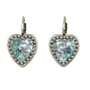 Michal Golan Aqua Marine Crystal Earrings