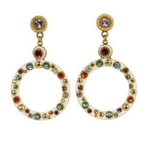 MICHAL GOLAN AURORA CRYSTAL EARRINGS