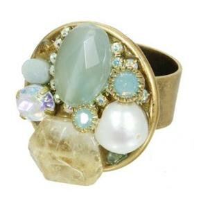 MICHAL GOLAN BLUE LAGOON CRYSTAL RING