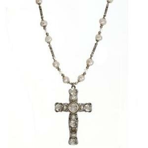 MICHAL GOLAN BRIDAL CRYSTAL CROSS