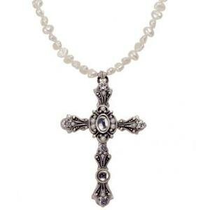 MICHAL GOLAN BRIDAL CRYSTAL CROSS