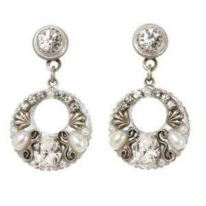 MICHAL GOLAN BRIDAL CRYSTAL EARRINGS