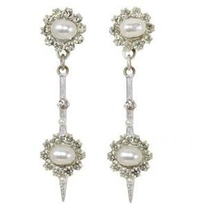 MICHAL GOLAN BRIDAL CRYSTAL EARRINGS