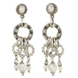 MICHAL GOLAN BRIDAL CRYSTAL EARRINGS