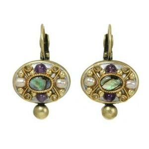 MICHAL GOLAN VINTAGE VIOLET EARRINGS