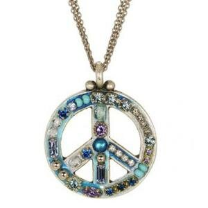 MICHAL GOLAN PEACE SIGN PENDANT