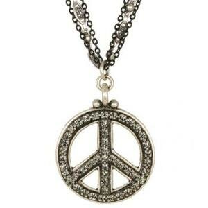 MICHAL GOLAN PEACE SIGN PENDANT