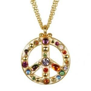 MICHAL GOLAN PEACE SIGN PENDANT