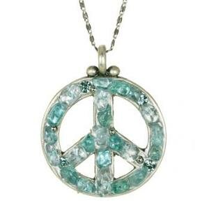 MICHAL GOLAN PEACE SIGN PENDANT