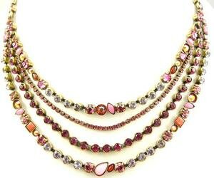 Sorrelli Strawberry Daiquiri Swarovski Crystal Necklace