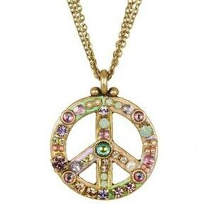 MICHAL GOLAN PEACE SIGN PENDANT