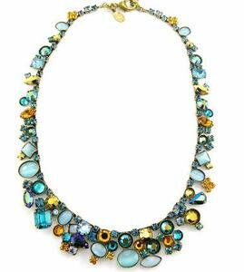Sorrelli Lagoon Swarovski Crystal Necklace