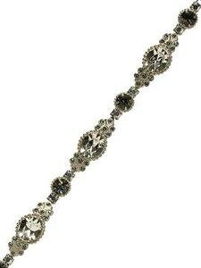SORRELLI PEWTER SWAROVSKI CRYSTAL BRACELET