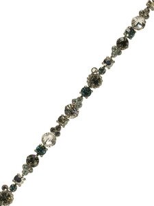 SORRELLI PEWTER SWAROVSKI CRYSTAL BRACELET
