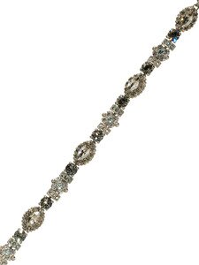 SORRELLI PEWTER SWAROVSKI CRYSTAL BRACELET