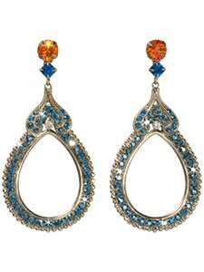 Sorrelli Orange Crush Crystal Earrings