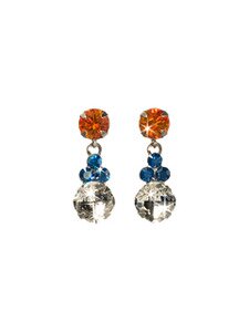 Sorrelli Orange Crush Crystal Earrings