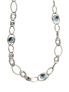 Sorrelli Glory Blue Crystal Necklace