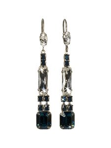 Sorrelli Glory Blue Crystal Earrings