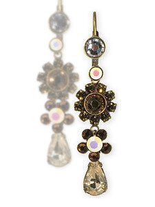 SORRELLI TOASTED ALMOND CRYSTAL EARRINGS