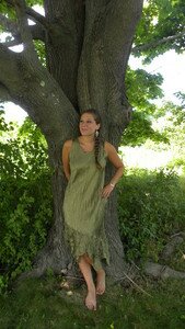 Lee Andersen Silk Waltz Dress