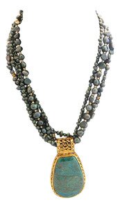 BARBARA GARWOOD DRAGON BLOOD PENDANT