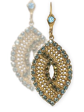 **SPECIAL ORDER**Sorrelli Aqua Bubbles Swarovski Crystal Earrings