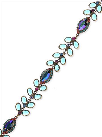 **SPECIAL ORDER**Sorrelli Captain N Teal Crystal Bracelet