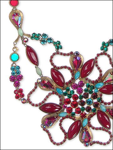 **SPECIAL ORDER**Sorrelli Fruit Swirl Crystal Bib Necklace