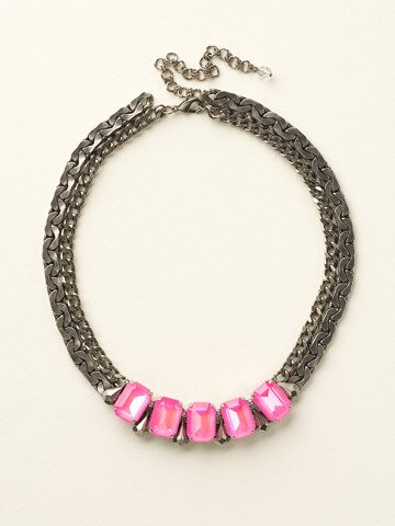 ***SPECIAL ORDER**SORRELLI PINK MUTINY CRYSTAL NECKLACE
