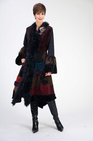 Chevron Coat By Lee Andersen